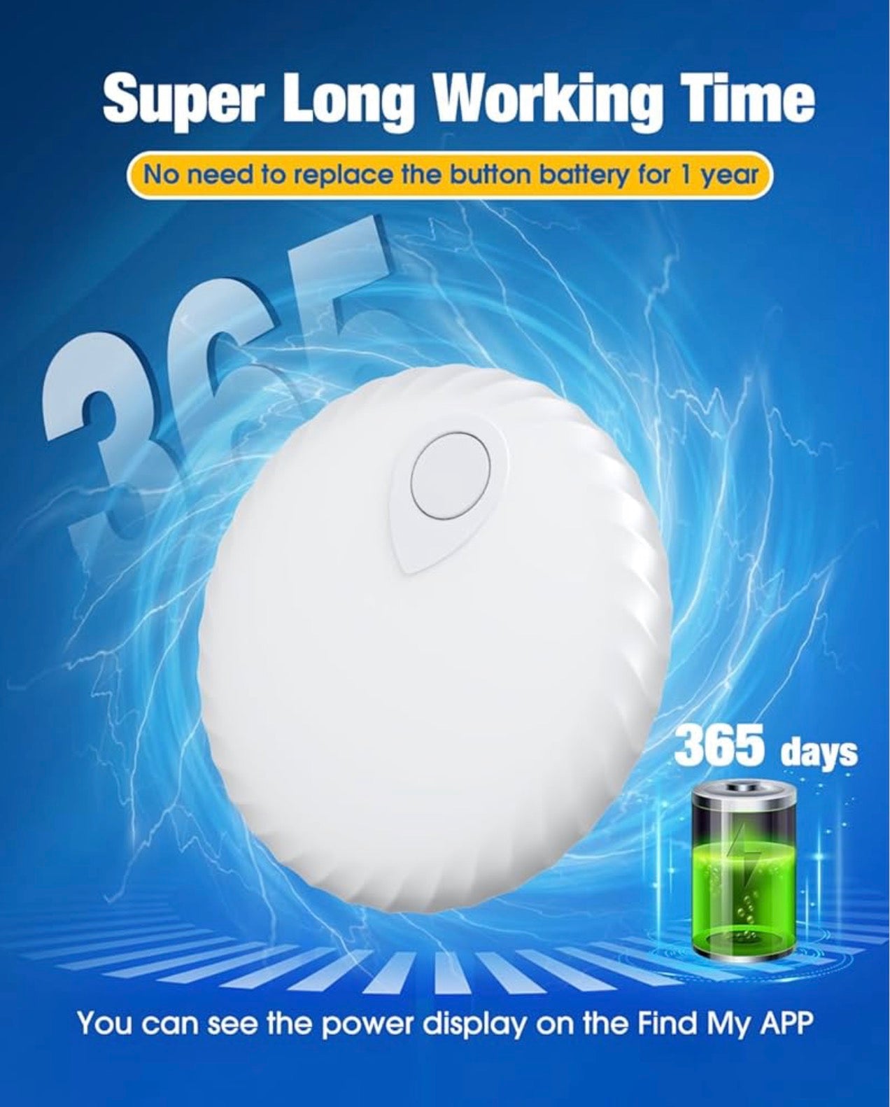 Pawgaze Cat Dog Items Tracker Compatible with Apple iOS FindMy App, Anti-Lost Tracking Device FinderTag for Dogs, Cats, Pets, Luggage, Items, with Silicone Cover for Pets' Collars/Bag Straps (Black)