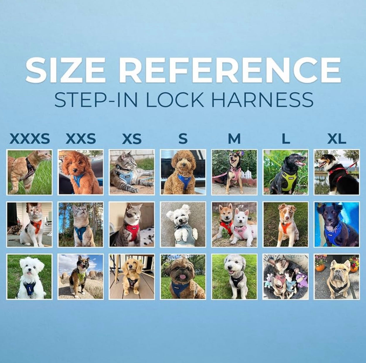 Voyager Step-in Pet Harness (Chest 15- 18’’)- All Weather Mesh, Adjustable Step in Harness for Cats and Dogs by Best Pet Supplies - Black, S