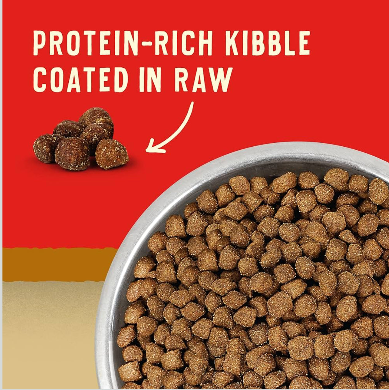 Stella & Chewy's Wild Red Dry Dog Food Raw Coated High Protein Wholesome Grains Puppy Prairie Recipe, 3.5 lb. Bag