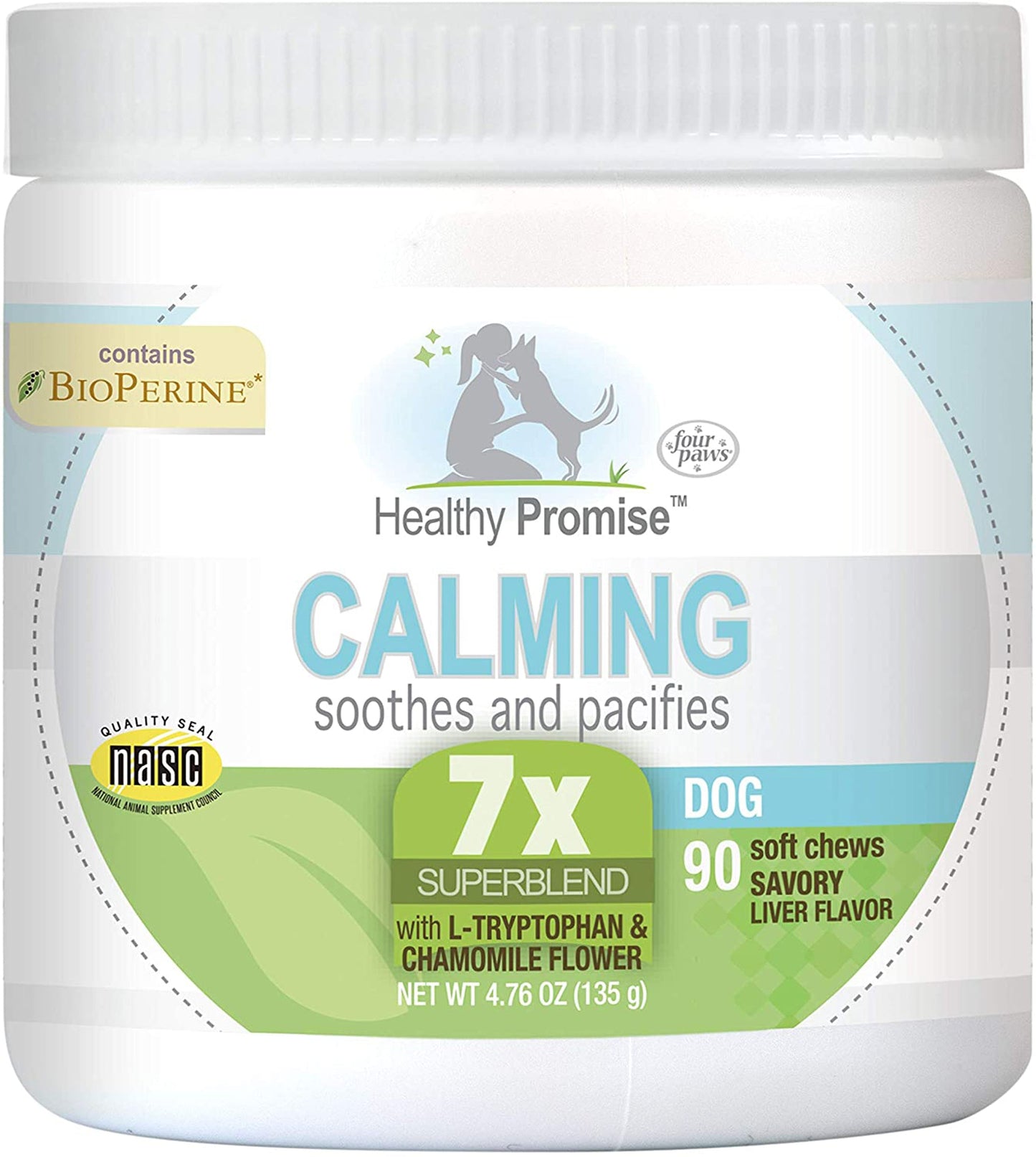 Four Paws Healthy Promise Calming Chews for Dogs Calming 1ea/90 ct