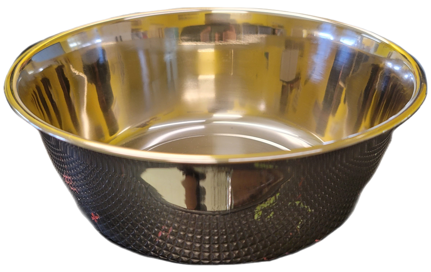 Stainless steel dog bowl 20cm diameter/ 7 cm depth