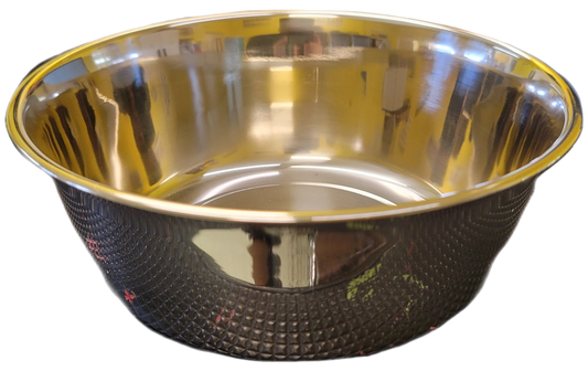 Stainless steel dog bowl 20cm diameter/ 7 cm depth