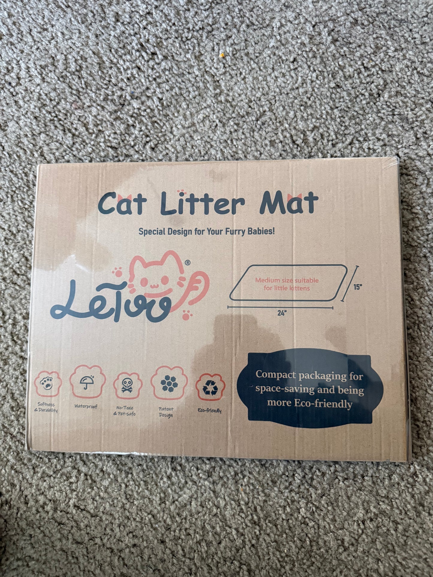 LeToo cat litter Mat