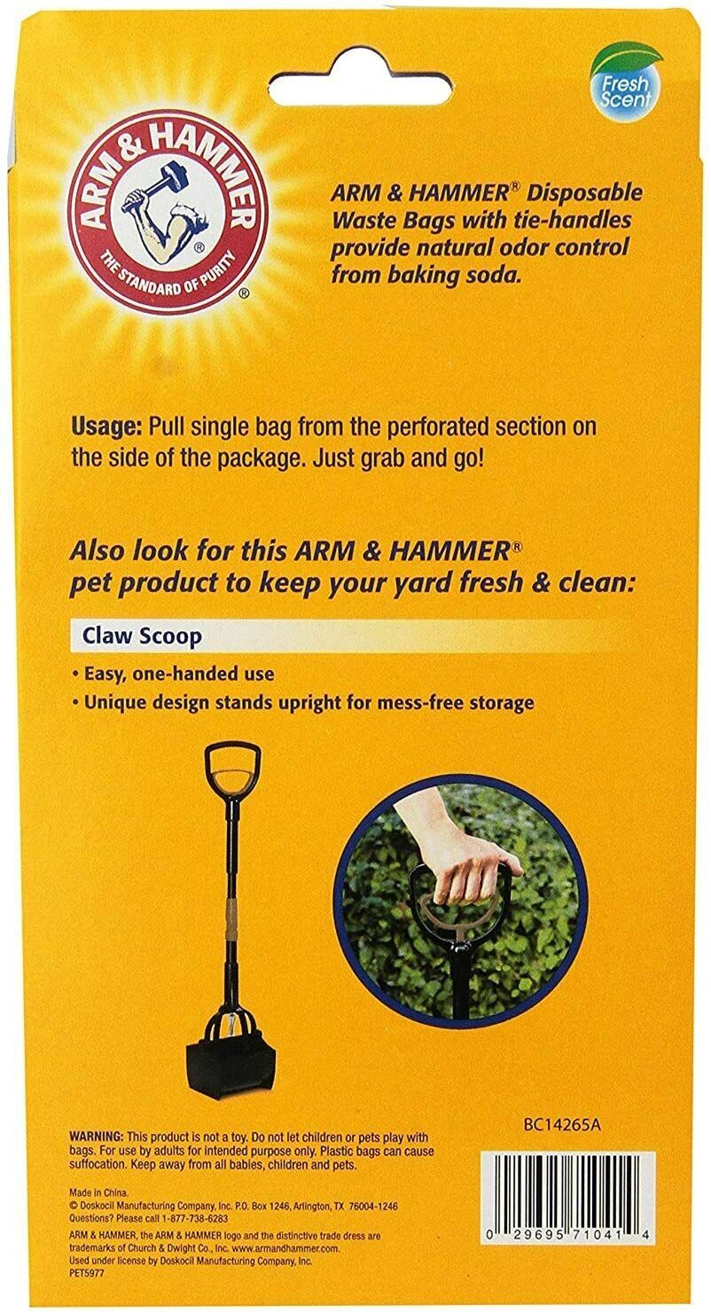 Arm & Hammer Easy-Tie Waste Bags Blue 1ea/75 ct