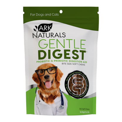 Ark Naturals Gentle Digest Dog & Cat Soft Chews, 120 Count