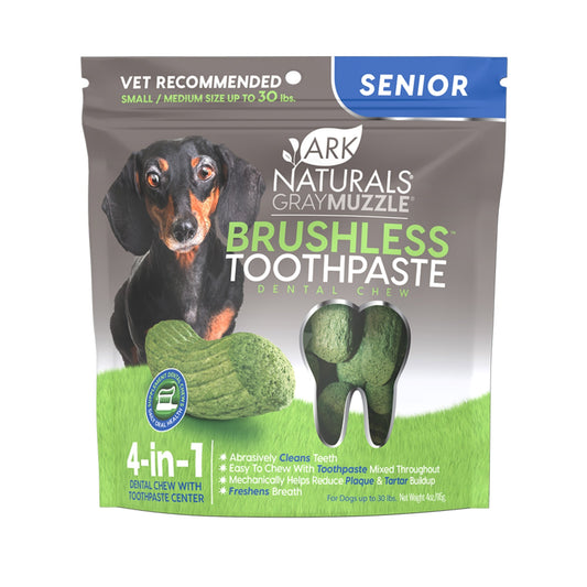 Ark Naturals Gray Muzzle Brushless Toothpaste Small/Medium 4.1oz.