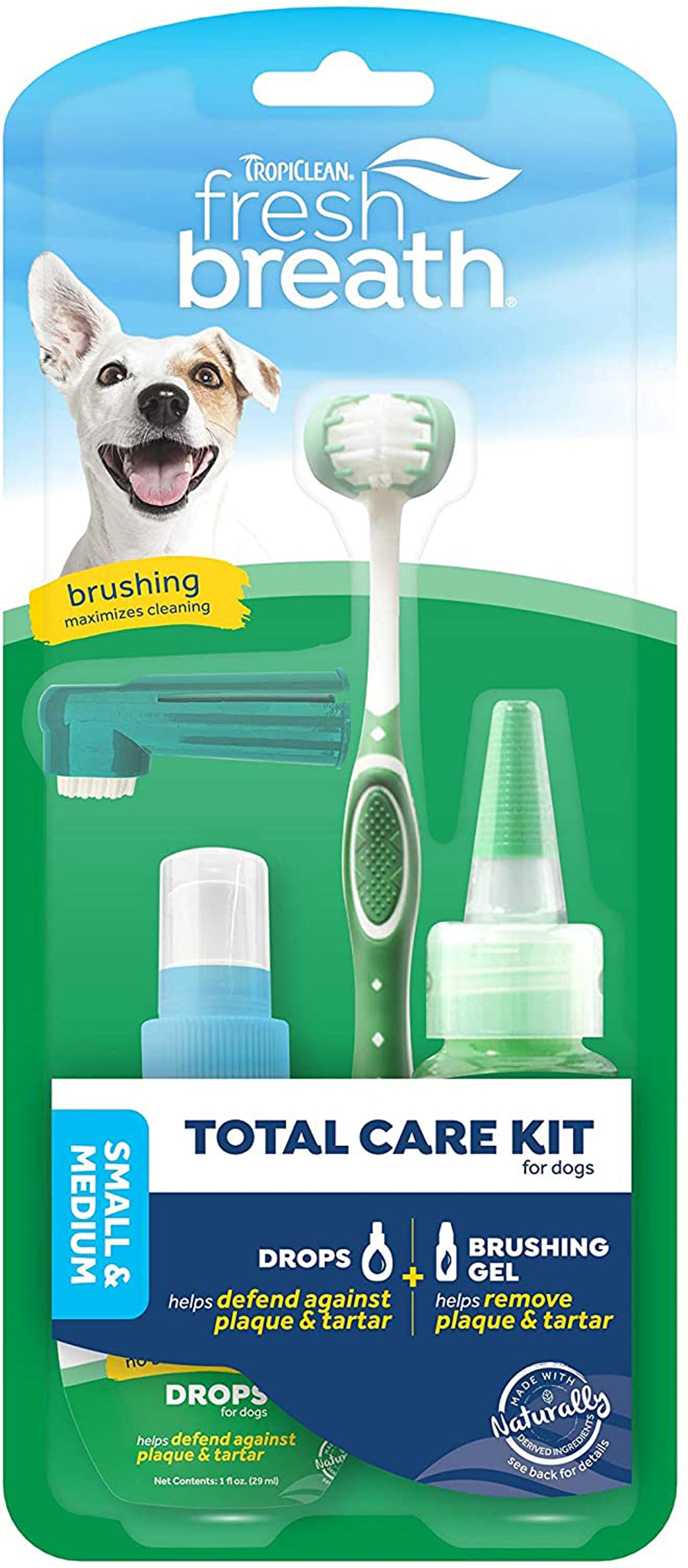 TropiClean Fresh Breath Total Care Kit for Dogs 1ea/ For Small Breeds