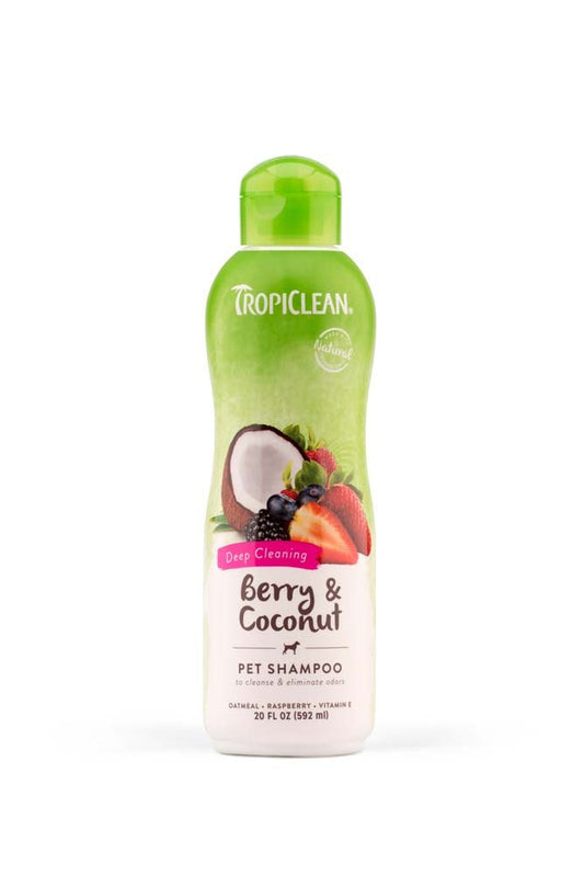 TropiClean Berry & Coconut Deep Cleansing Shampoo for Pets 1ea/20 fl oz