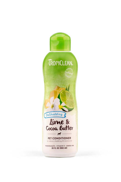 TropiClean Lime & Cocoa Butter Shed Control Conditioner for Pets 1ea/20 fl oz