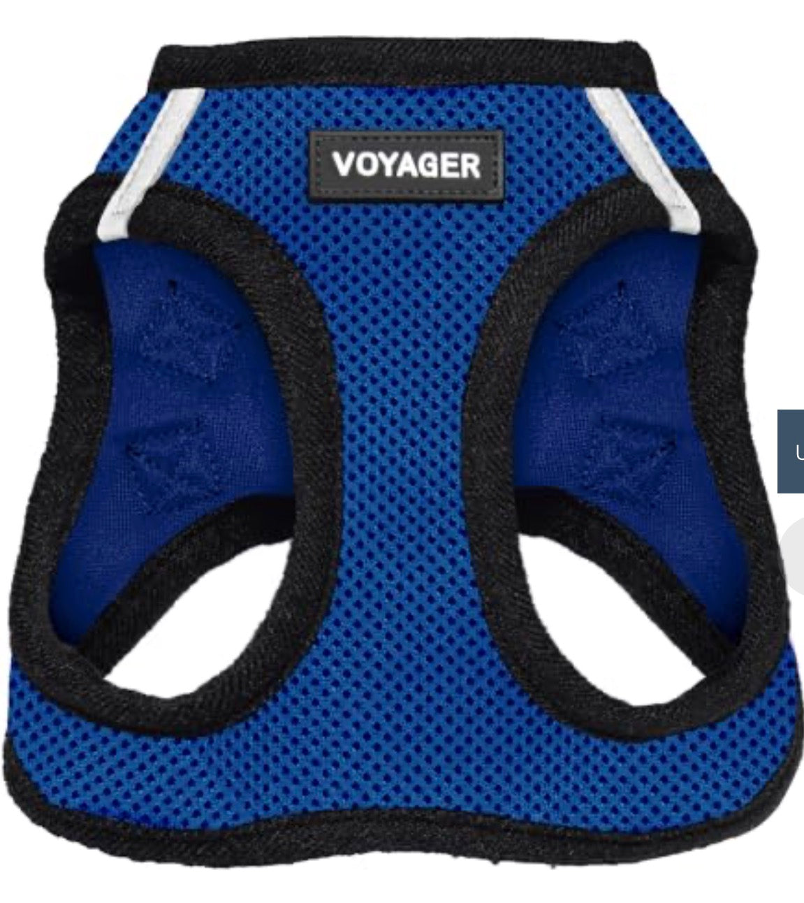 Voyager Step-in Air Harness - All Weather Mesh, Reflective, No Pull Harness for Dogs, Cats - Secure with Hook & Loop Fastener, Buckle, Double D-Rings