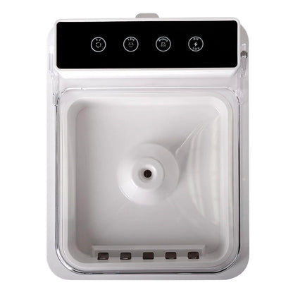 Smart Pet Water Fountain With Sensor Lid - Automatic Flip Top