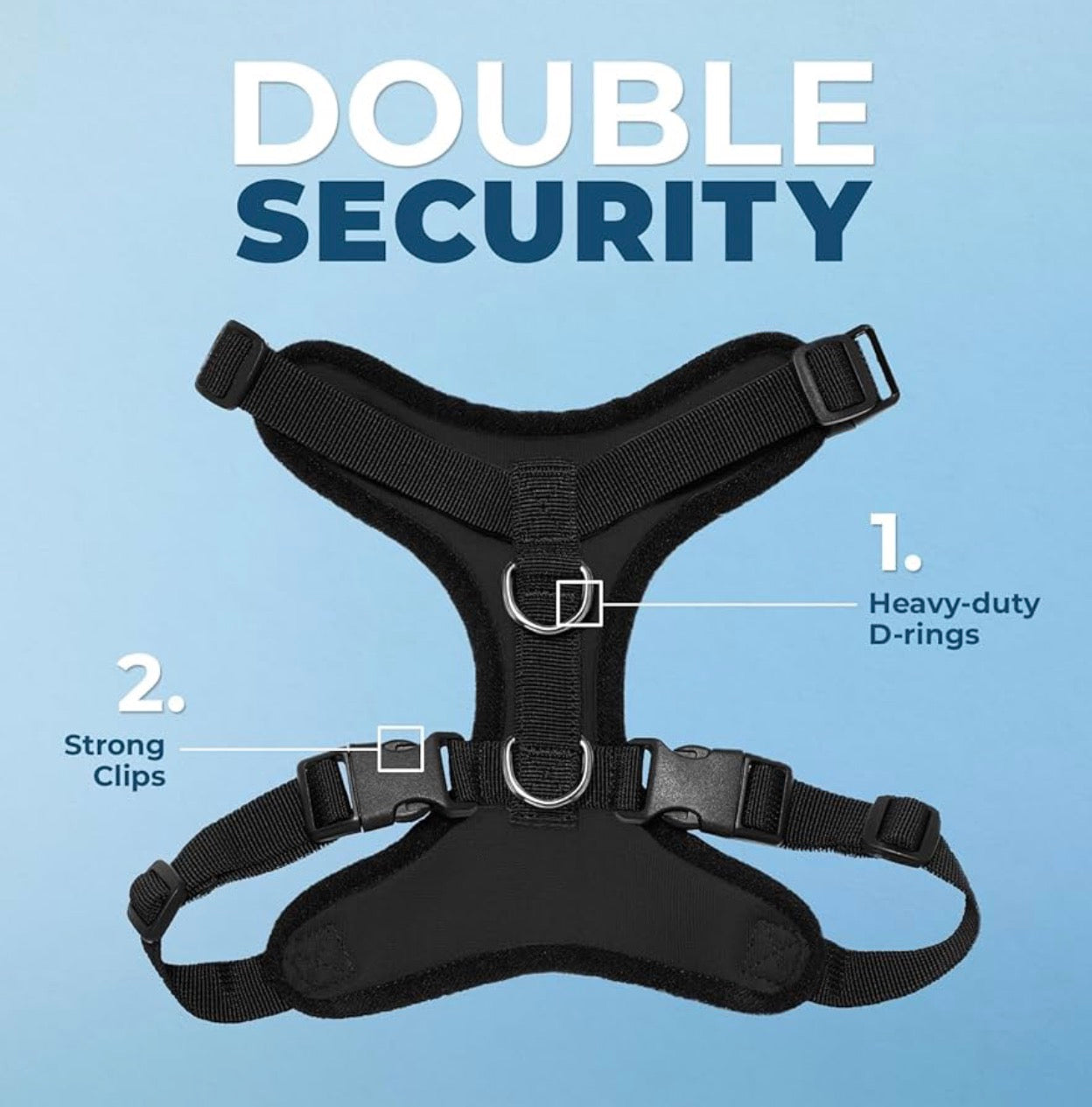 Voyager Step-in Pet Harness        (Chest 15- 18’’)- All Weather Mesh, Adjustable Step in Harness for Cats and Dogs by Best Pet Supplies - Black, S