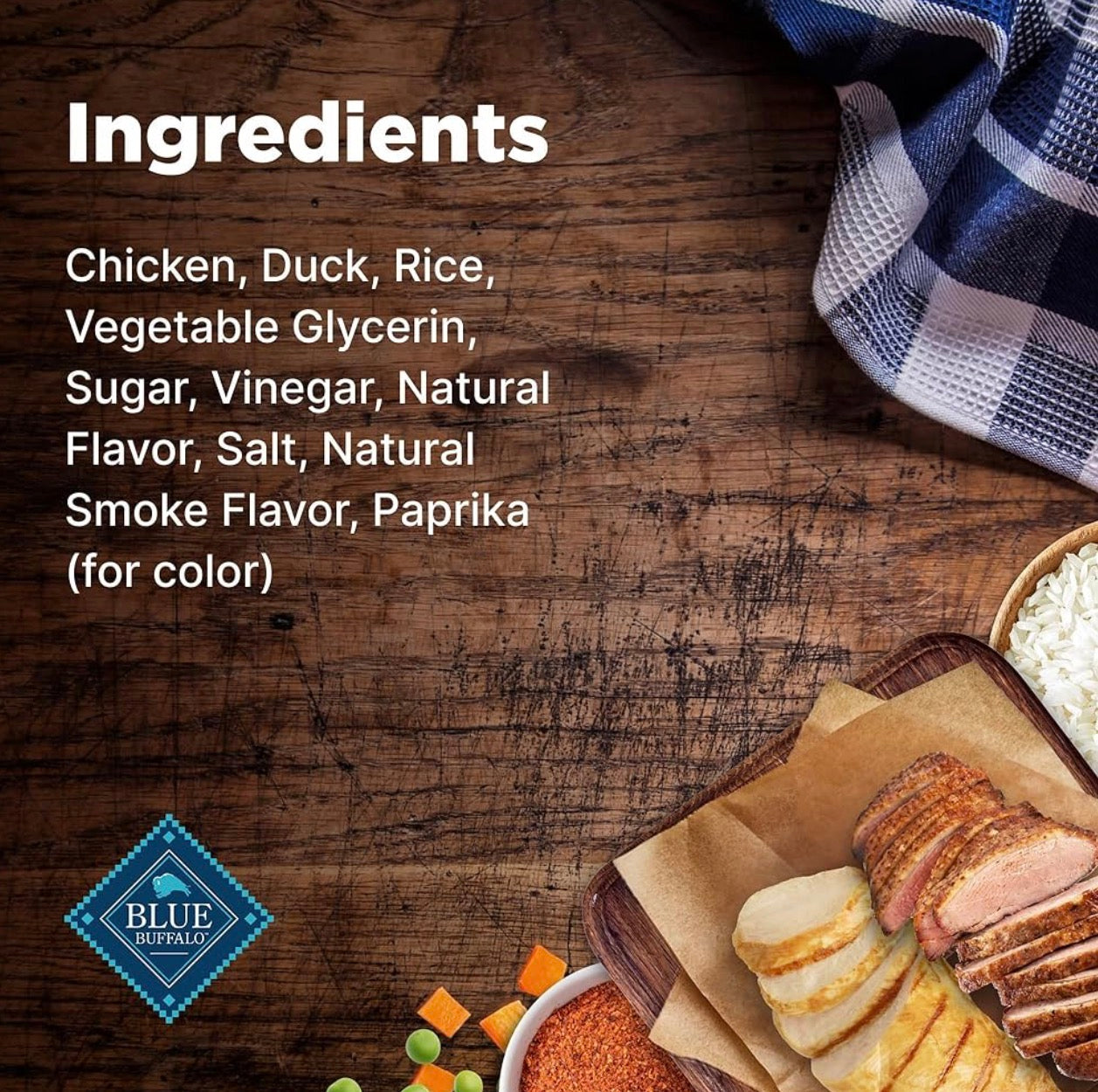 Blue Buffalo Nudges Jerky Cuts Natural Dog Treats, Duck, 10oz