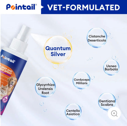 Pointail Hot Spot And Wound Spray 4 fl oz