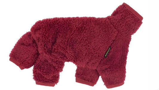 FUZZY VELVET PAJAMAS size XXL (back length 18inches) (chest girth 23 inches)