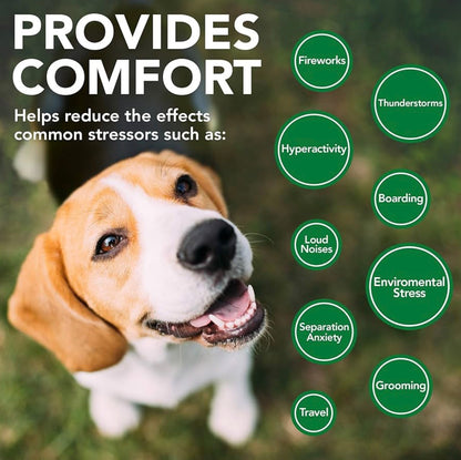 Vet's Best Comfort Calm Calming Soft Chews Dog Supplements - Dog Calming Aid Supports Balanced Behavior - Promotes Relaxation - 90 Day Supply