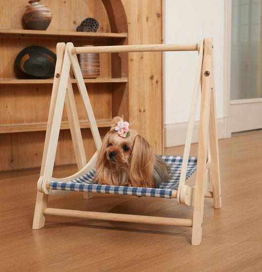 BRAVE NIUNIU Elevated Swing for Cats & Kittens - Perfect Indoor Cat Furniture - Dog Swing, Breathable Cat Hammock, Kitten Bed Swing