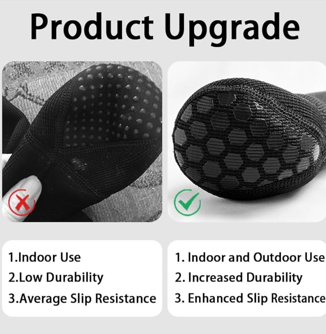 COODEO Dog Socks & Paw Protectors - Front Paws Only, Non-Slip Waterproof Dog Boots to Prevent Paw Licking, Protect Wounds & Aids Post-Surgery Recovery (Blue, XL)