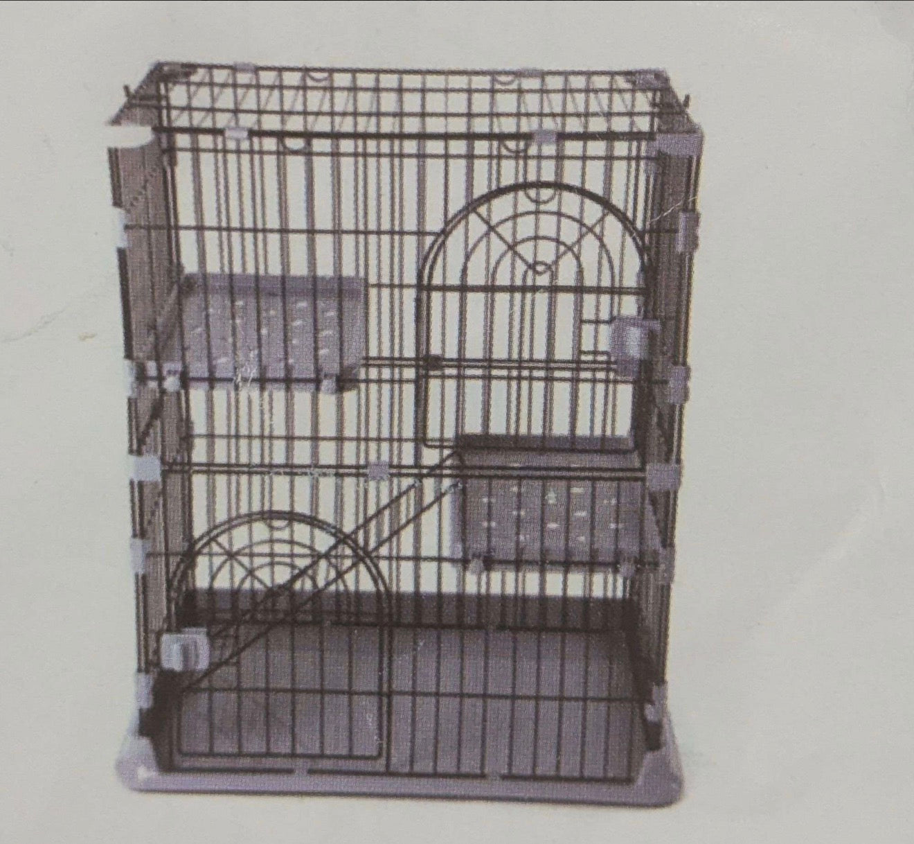 HGML 2 Tier Cat Cage Playpen