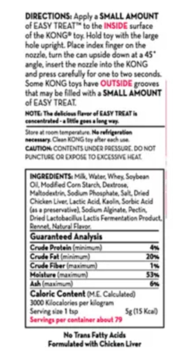 KONG® Easy Treat™ Dog Treat - Puppy Recipe