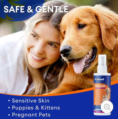 Pointail Hot Spot And Wound Spray 4 fl oz