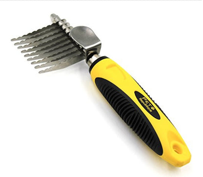 Pet Republique Dog Dematting Tool for Dogs and Cats - Dematting Comb - 9 Serration Teeth Design