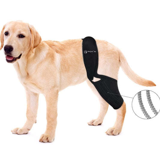 BaoGuai Pet Knee Brace for Dogs ACL with Side Stabilizers,Knee Cap Dislocation, Arthritis - Keeps The Joint Warm and Stable - Extra Support - Reduces Pain and Inflammation