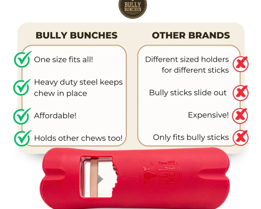 Bully Stick Safety Holder by Bully Bunches