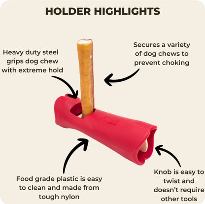 Bully Stick Safety Holder by Bully Bunches