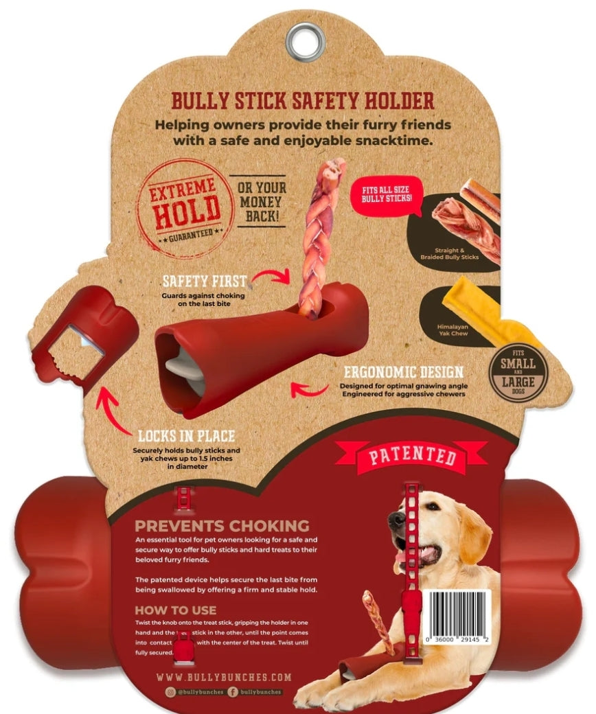 Bully Stick Safety Holder by Bully Bunches