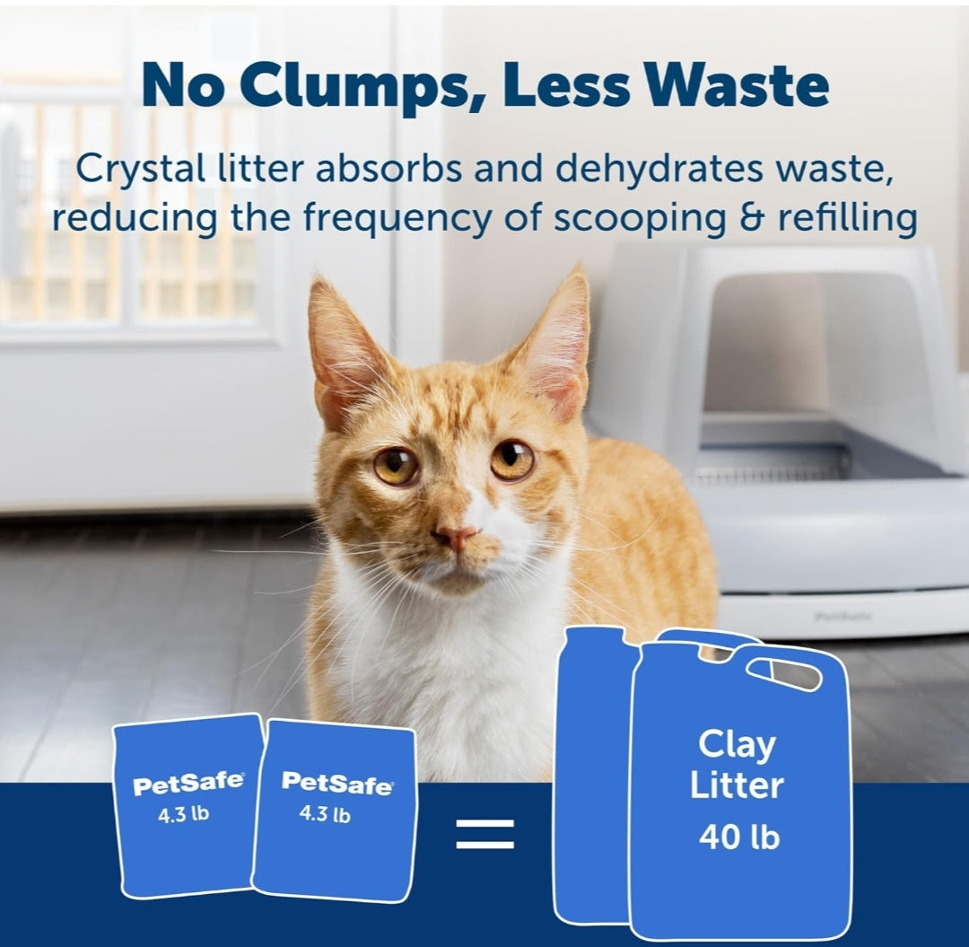 ScoopFree Premium Crystal Litter, Blue, by PetSafe