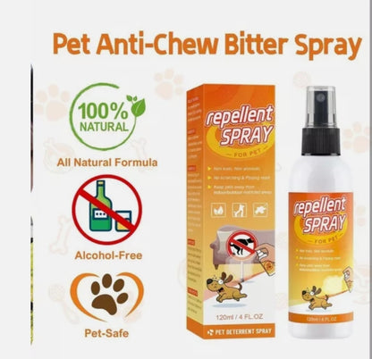 ERUIOLA Bitter Apple Spray for Dogs to Stop Chewing. No Chew Spray