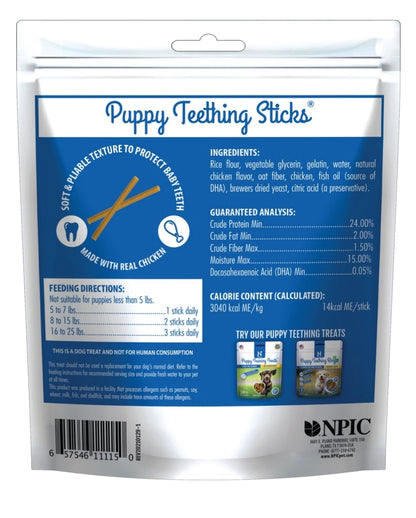 N-Bone Puppy Teething Sticks Chicken Flavor Dog Treats