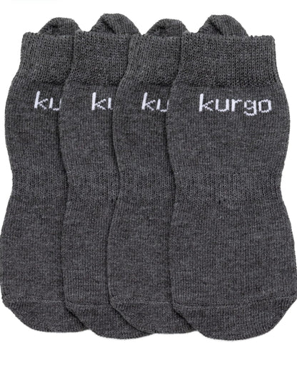 Kurgo Blaze Dog Socks - Stretch Socks for Dog Shoes - Makes Putting On Dog Shoes Easier - Pet Socks for Outdoors - Heel Tab, Fast Drying Fabric, Secure Fit - Large