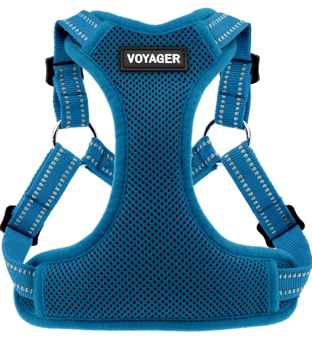 Voyager Step-in Air Dog Harness - All Weather Mesh Step in Vest Harness for Small, Medium, Xtra Large Dogs and Cats  - Harness