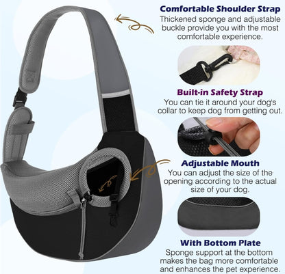 Pawaboo Dog Sling Carrier for small dogs