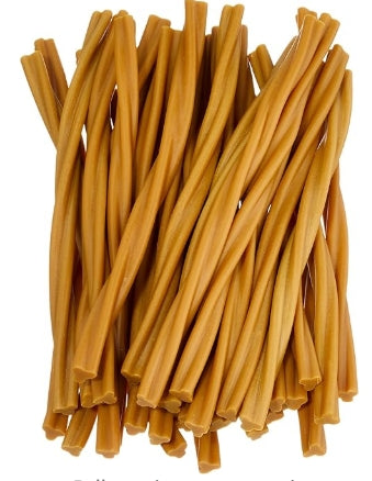 Wonder Bound Peanut Butter Flavor Dog Twist Sticks - 55 Count - Rawhide-Free Dog Treats, Dental Health Chews for Plaque & Tartar Control, Easy to Digest, Long-Lasting