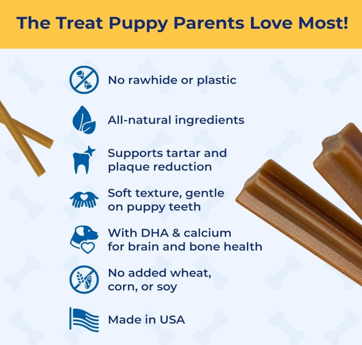 N-Bone Puppy Teething Sticks Pumpkin Flavor, 3.74-oz Bag